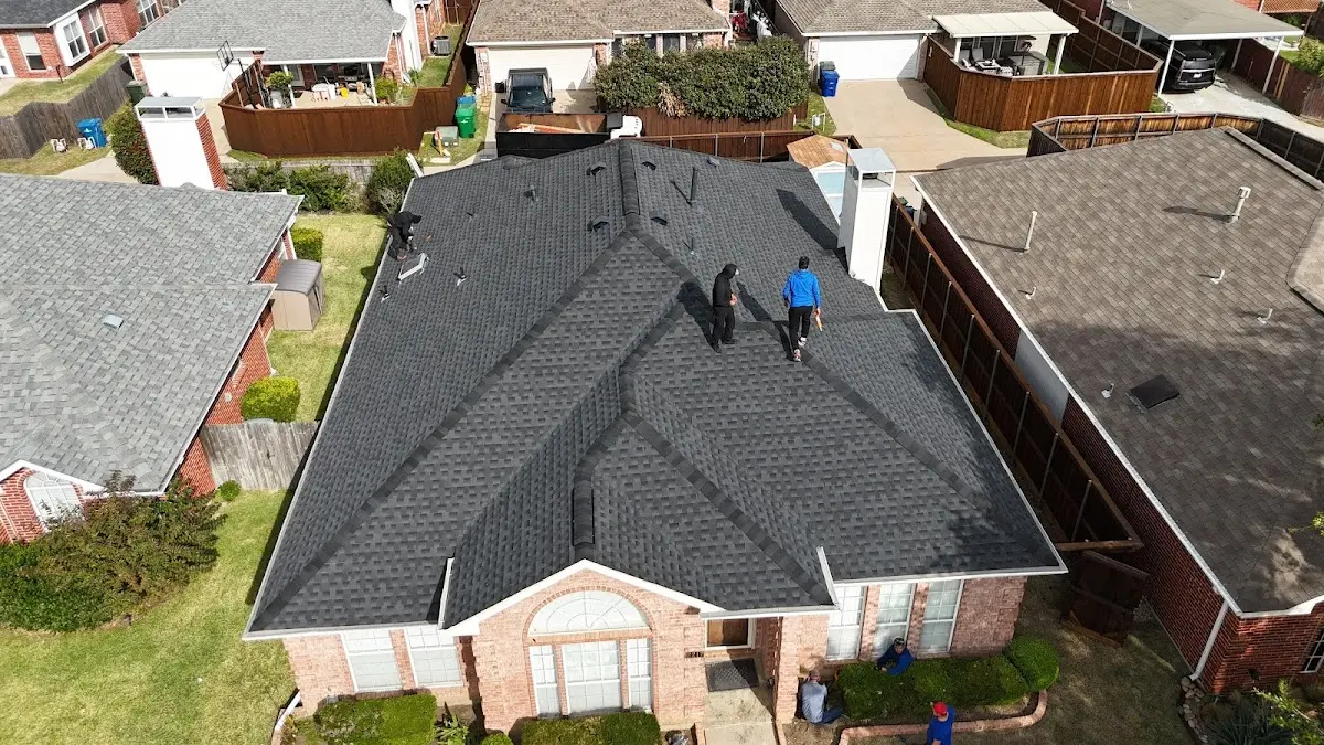 Slate & Tile Roof Repair work in progress on a Harrington Park property